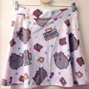 Pusheen party skater skirt